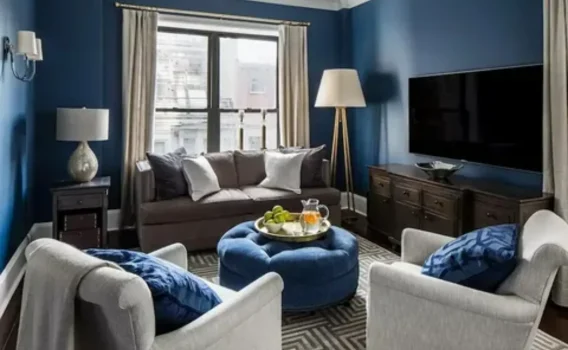 Домашний кабинет в однушке: отделяем взглядом, а не стеной