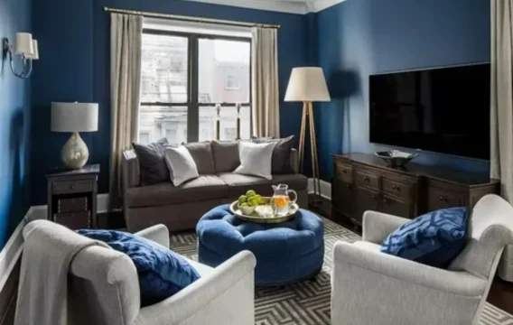 Домашний кабинет в однушке: отделяем взглядом, а не стеной