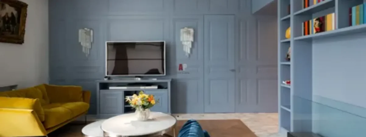 Синий спектр: от индиго до петроля в жилых комнатах