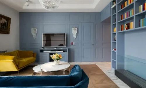 Синий спектр: от индиго до петроля в жилых комнатах