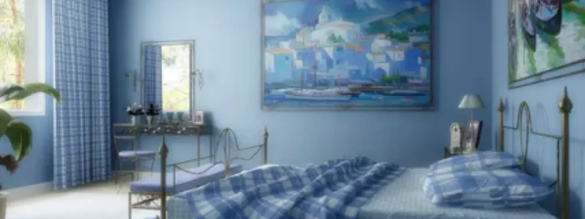 Тёмные стены в маленькой комнате: когда это плюс