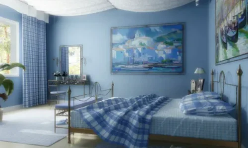 Тёмные стены в маленькой комнате: когда это плюс