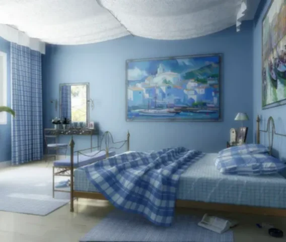 Тёмные стены в маленькой комнате: когда это плюс