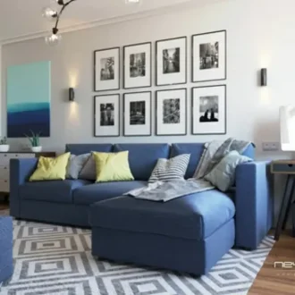 Тёплые/холодные белые светильники и цвет стен